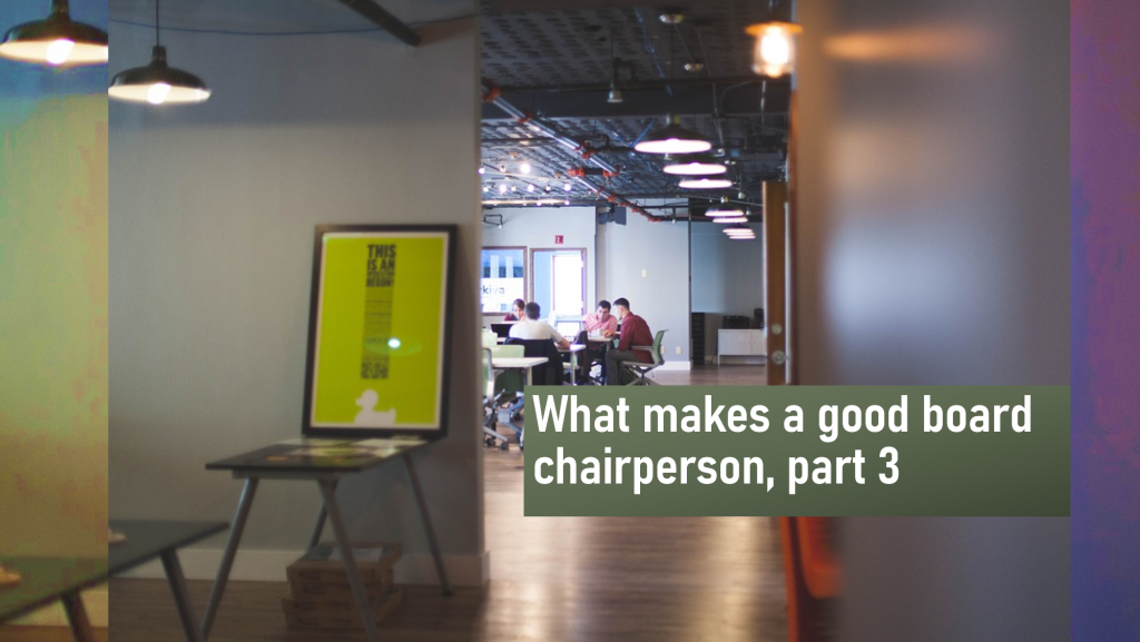 What makes a good board chairperson, part 3 Mustapha B Mugisa. Mr